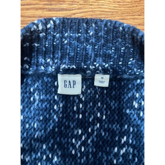 GAP Women's Sweaters - Navy and Pink Striped, Navy Speckled - Picture 3 of 9